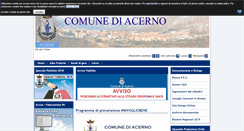 Desktop Screenshot of comune.acerno.sa.it